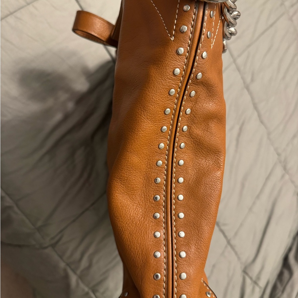 Michael Kors Tan Leather Shoulder/satchel Bag - Picture 4 of 9